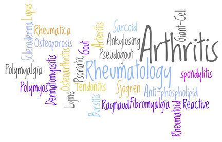 Logo of Specialities that Dr. Christina Ednalino, board certified rheumatologist, treats.